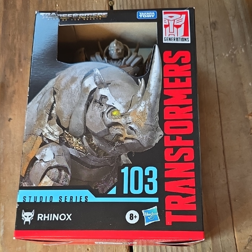 Hasbro Transformers Studio Series Rhinox - Silver and Gold